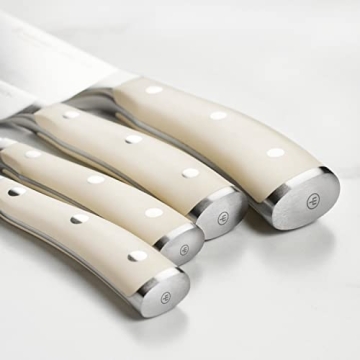 Wusthof Classic Ikon Creme 7 Piece Knife Set with Block
