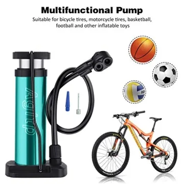 Agltp Mini Bike Floor Pump - Lightweight and Portable