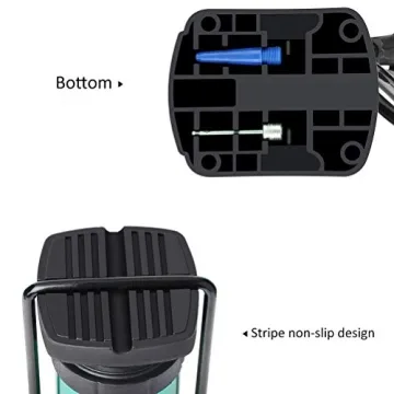 Agltp Mini Bike Floor Pump - Lightweight and Portable