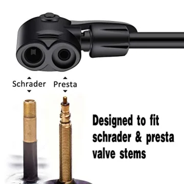 Agltp Mini Bike Floor Pump - Lightweight and Portable