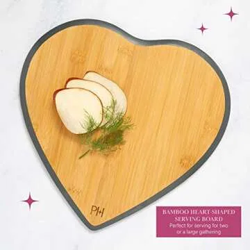 Paris Hilton Charcuterie Board & Serving Set - 6 Pieces