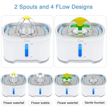 Stainless Steel Cat Water Fountain - 2.5L Automatic Fountain