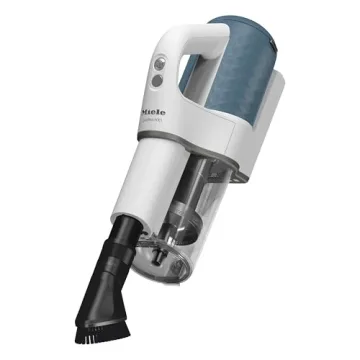 Miele Duoflex Vacuum Cleaner, Cordless and Bagless Multi-Use Flexible Stick Vacuum with Attachable MultiFloor Brush, in Brilliant White / Space Grey / Nordic Blue