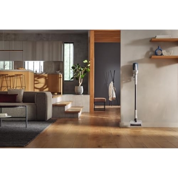 Miele Duoflex Vacuum Cleaner, Cordless and Bagless Multi-Use Flexible Stick Vacuum with Attachable MultiFloor Brush, in Brilliant White / Space Grey / Nordic Blue