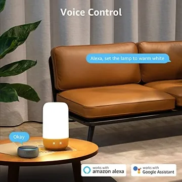 Smart Lepro Table Lamp - Voice Control & RGB Colors