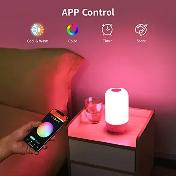Smart Lepro Table Lamp - Voice Control & RGB Colors