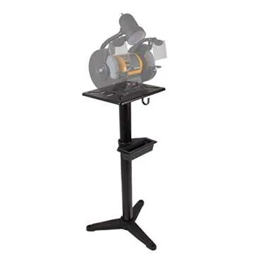 WEN 32-Inch Bench Grinder Stand with Water Pot