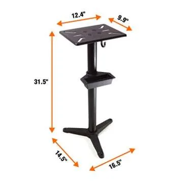 WEN 32-Inch Bench Grinder Stand with Water Pot