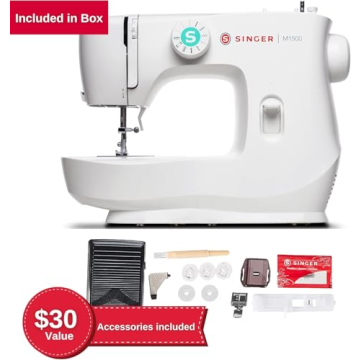 SINGER M1500 Portable Sewing Machine with 57 Stitch Applications