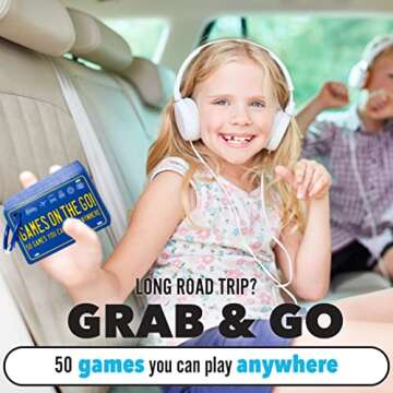 Games on the Go by Continuum Games - Portable Roadtrip Family Games to Challenge and Entertain for 2...