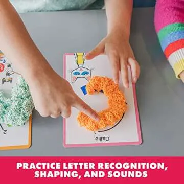Educational Insights Pete the Cat Playfoam Shape & Learn Pete the Cat Groovin' Alphabet Set with 8 Playfoam Bricks, 13 Double-Sided Cards, Gift for Kids Ages 3+