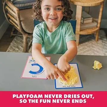 Educational Insights Pete the Cat Playfoam Shape & Learn Pete the Cat Groovin' Alphabet Set with 8 Playfoam Bricks, 13 Double-Sided Cards, Gift for Kids Ages 3+