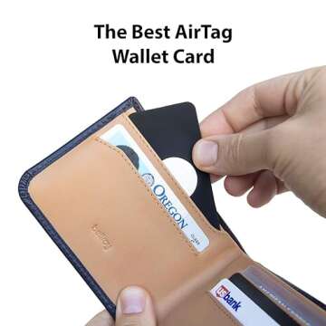 Elevation Lab TagVault™ AirTag Wallet Holder (2 Pack) - The Thinnest AirTag Wallet Card Insert | F...