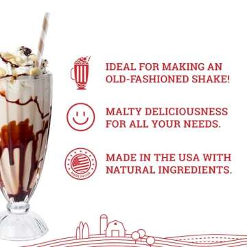 Hoosier Hill Farm Malted Milk Powder, 1.5LB (Pack of 1)