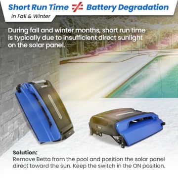Betta SE Solar Powered Pool Skimmer for Effortless Cleaning