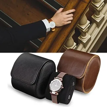Luxury Leather Watch Case - Perfect for Travel & Gifts