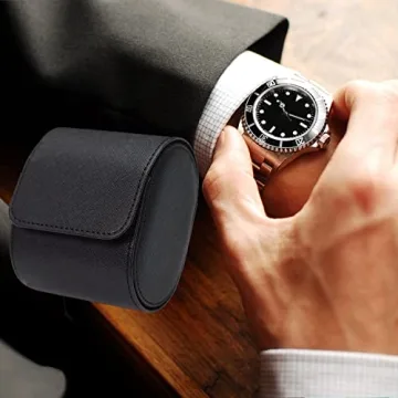 Luxury Leather Watch Case - Perfect for Travel & Gifts
