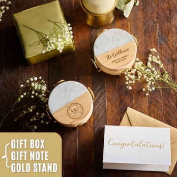 Personalized Engraved Coasters for Weddings and Gifts