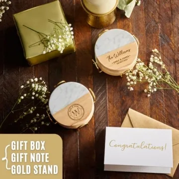 Personalized Engraved Coasters for Weddings and Gifts
