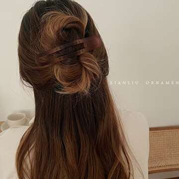 Aaiffey Alligator Hair Clips,5 Pcs Matte Premium Strong Shark Alligator Clips Non-Slip Professional Hair Styling Clips for Women Salon Hair Clips Suitable for Any Hairstyles