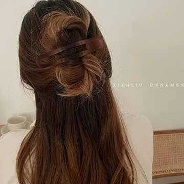 Aaiffey Alligator Hair Clips,5 Pcs Matte Premium Strong Shark Alligator Clips Non-Slip Professional Hair Styling Clips for Women Salon Hair Clips Suitable for Any Hairstyles