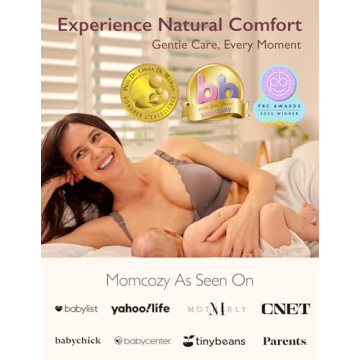 Momcozy Wireless Nursing Bra - Seamless Comfort & Support