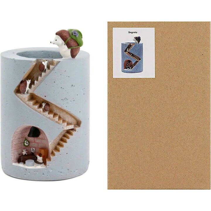 Creative Flower Pots for Succulents Hedgehog Family