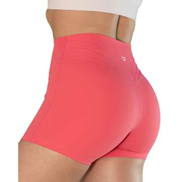 TomTiger Workout Shorts for Women High Waist Gym Fitness Running Yoga Bike Active Exercise Women's S...