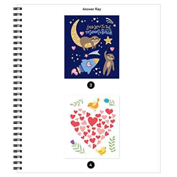 Brain Games - Sticker by Number: Valentine's Day