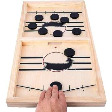 moopok Fast Sling Puck Game For Family Fun and Parties
