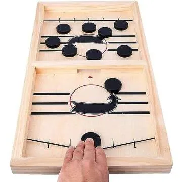 moopok Fast Sling Puck Game For Family Fun and Parties