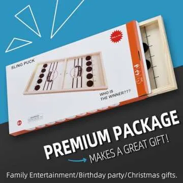 moopok Fast Sling Puck Game For Family Fun and Parties