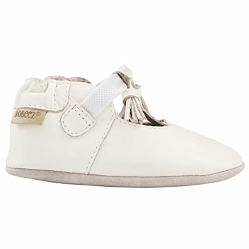 Robeez Baby Girls Soft Soles Slip-Resistant Crib Shoes