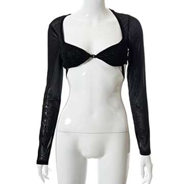 Remidoo Women's Cropped T Shirts Printed Short Sleeve Crop Top Tee 68-Black Small