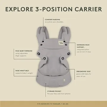 Baby Tula Coast Carrier - Breathable, Adjustable, Stylish
