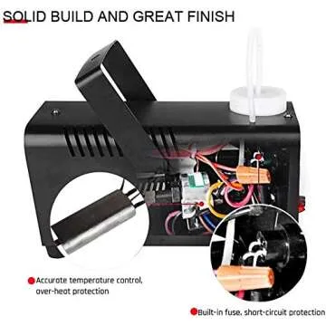 500W Portable Fog Machine with LED Remote Control for Events