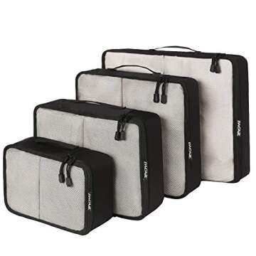 BAGAIL 6 Set Packing Cubes for Organized Travel