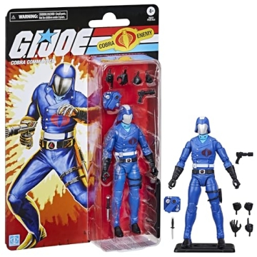 G.I. Joe Retro Cobra Commander 6 Inch Action Figure with Accessories