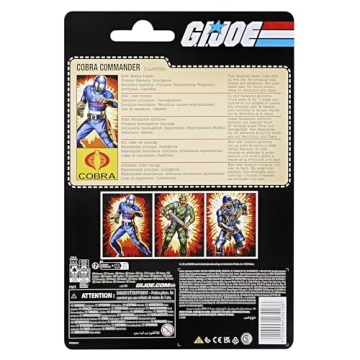G.I. Joe Retro Cobra Commander 6 Inch Action Figure with Accessories
