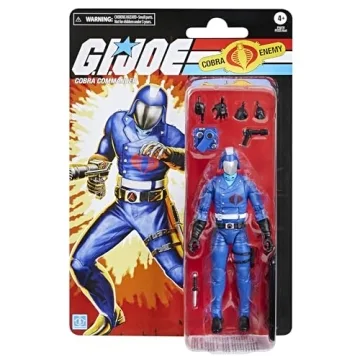 G.I. Joe Retro Cobra Commander 6 Inch Action Figure with Accessories