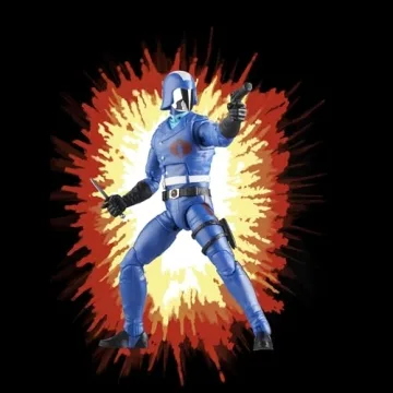 G.I. Joe Retro Cobra Commander 6 Inch Action Figure with Accessories