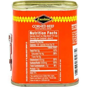 EXCELSIOR Corned Beef - Delicious Ready to Eat Snack