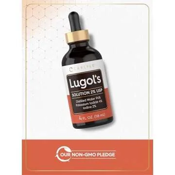 Carlyle Lugols Iodine 2% Liquid Drops for Health
