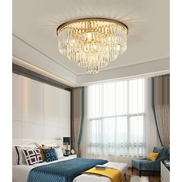 ELGOBST Modern Crystal Chandelier - Elegant and Versatile
