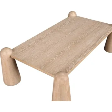 Meridian Wyndham Art Deco Coffee Table - Rich Natural Finish