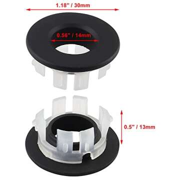 Murtenze Sink Overflow Ring Set for Kitchen & Bathroom