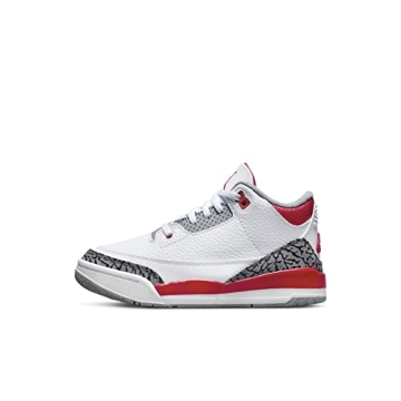 Jordan Preschool 3 Retro PS DM0966 160 Fire Red - Size 2Y