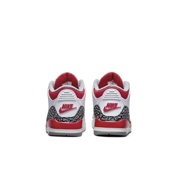 Jordan Preschool 3 Retro PS Fire Red Sneakers for Kids