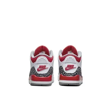 Jordan Preschool 3 Retro PS Fire Red Sneakers for Kids