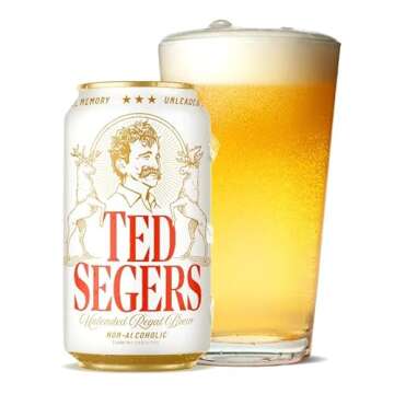 Ted Segers NA Brew - Smooth Non-Alcoholic Beer Crafted with Michigan Hops